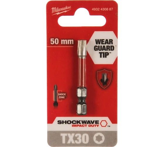MILWAUKEE Насадка SHOCKWAVE TX30 50 мм 1 шт