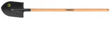 TRAMONTINA Лопата штыковая с круглым остриём с деревянным черенком 130 см