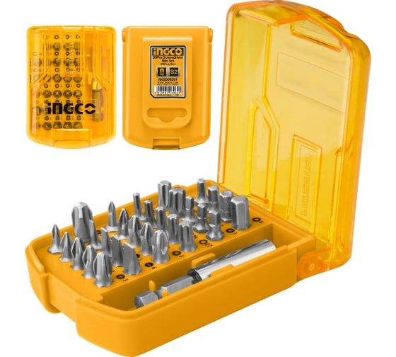 INGCO Набор бит с держателем 30 шт