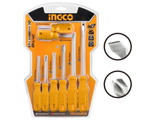 INGCO Набор отверток 8 шт
