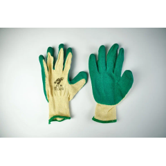 BCM Перчатки с подкладом из полиэстера 13 калибра с зеленым латексом