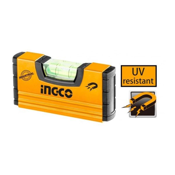 INGCO Уровень компактный с магнитом INDUSTRIAL 10 см