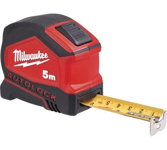 MILWAUKEE Рулетка Autolock 5м х 25мм