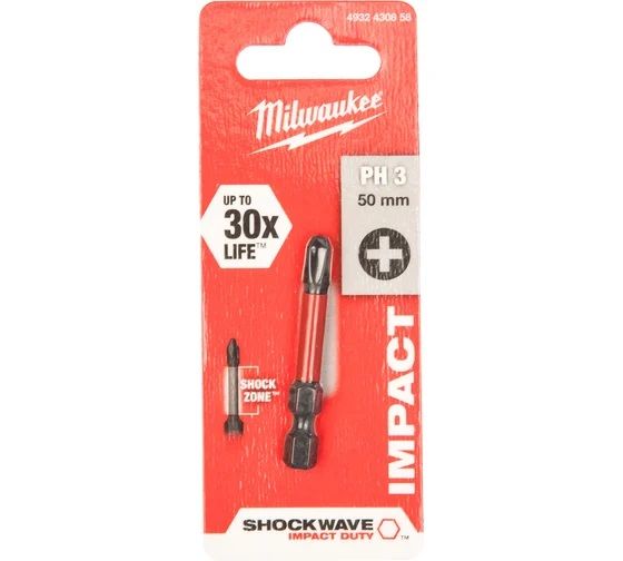 MILWAUKEE Насадка SHOCKWAVE PH3 50 мм 1 шт