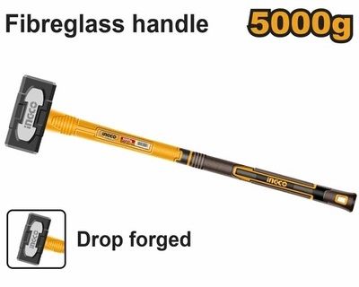 INGCO Кувалда с фибергласовой ручкой 5 кг. Super INGCO