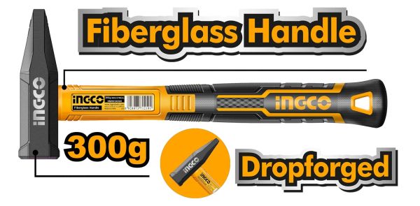 INGCO Молоток слесарный INDUSTRIAL 300 гр.