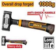 INGCO Молоток каменщика 1000гр SUPER INDUSTRIAL с фибергласовой рукояткой