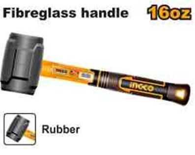 INGCO Киянка резиновая SUPER INDUSTRIAL 450гр./16oz