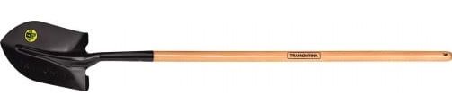TRAMONTINA Лопата штыковая с закруглённым остриём с деревянным черенком 120 см