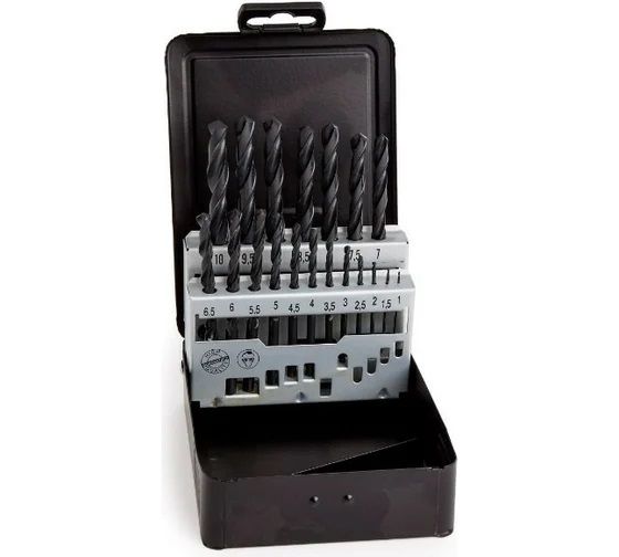 MILWAUKEE Набор сверл по металлу HSS-R 1-10 мм 19 шт