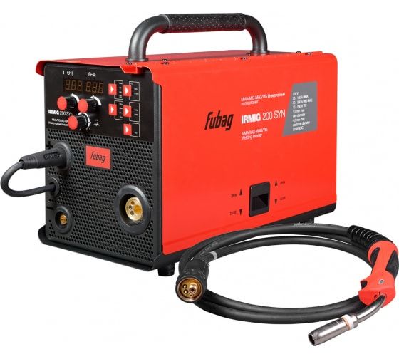 FUBAG Инвертор сварочный полуавтомат IRMIG200 SYN с горелкой FB250 3м