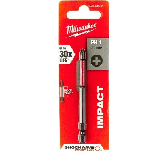 MILWAUKEE Насадка SHOCKWAVE PH1 90 мм 1 шт
