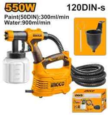 INGCO Краскораспылитель электрический 550 Вт