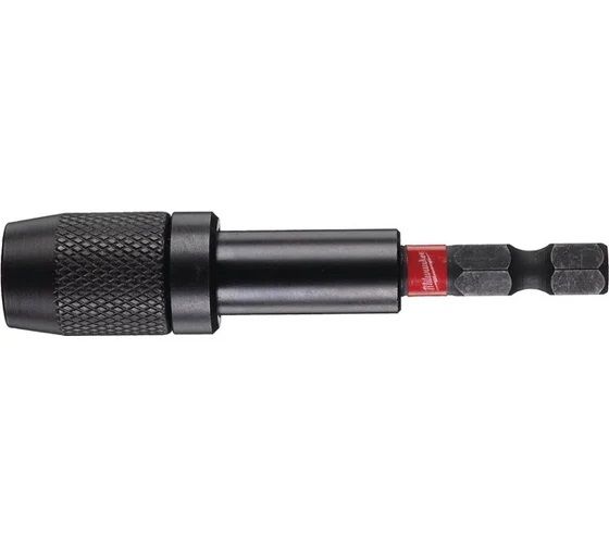 MILWAUKEE Держатель магнитный для бит с фиксатором 1/4"HEX 73 мм