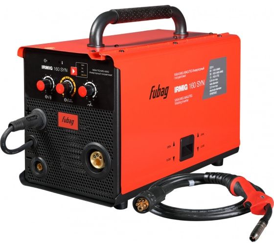 FUBAG Инвертор сварочный полуавтомат IRMIG160 SYN с горелкой FB150 3м арт.31445.1