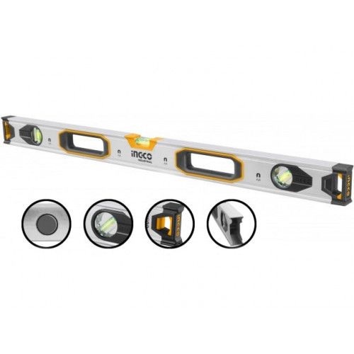 INGCO Уровень магнитный алюминиевый INDUSTRIAL 30 см