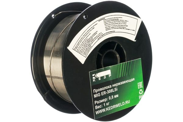 КЕДР Проволока нержавеющая MIG ER-308LSi Ø0.8мм (1кг)