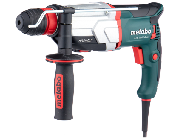 METABO Перфоратор комбинированный KHE 2860 QUICK + сменный патрон METABO-QUICK/880 Вт/SDS-plus/Max с