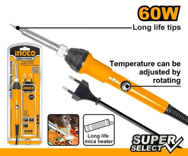 INGCO Паяльник электрический 60W Super Select