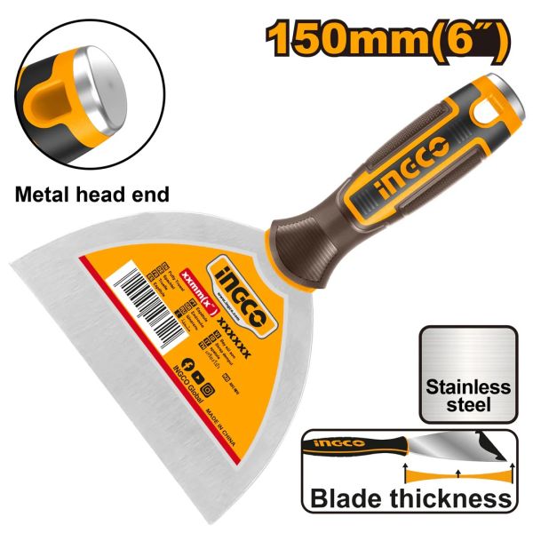 INGCO Шпатель INDUSTRIAL 150 мм 6"