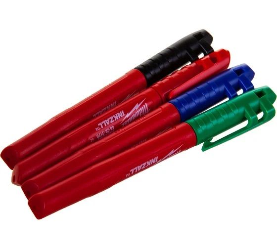 MILWAUKEE Набор маркеров синий/красный/зеленый/черный