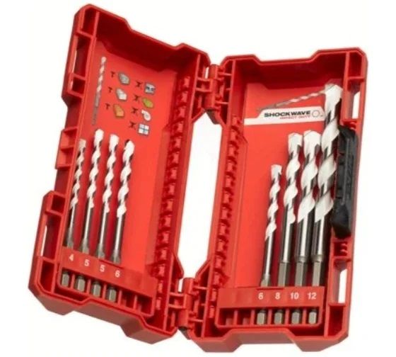 MILWAUKEE Набор сверл по мультиматериалам HEX 4-12 мм 8 шт