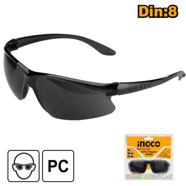 INGCO Очки защитные открытые 150х45 мм