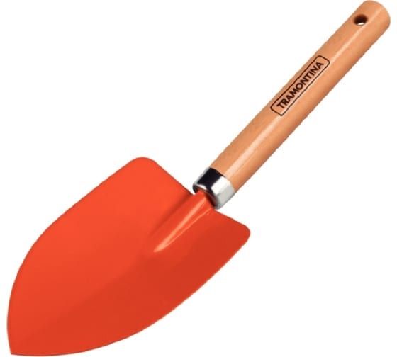 TRAMONTINA Совок металлический ручной с деревянной ручкой